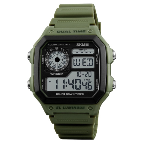 Часы мужские Skmei 1299AG Army Green