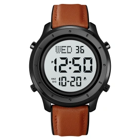  Skmei 1864 Brown-White Leather