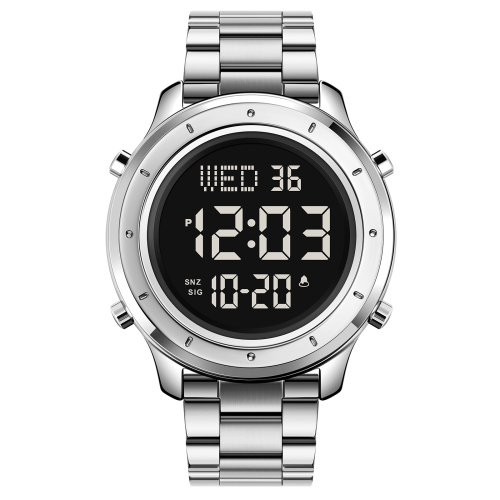 Часы мужские Skmei 1864SGSIBK Silver-Black Steel