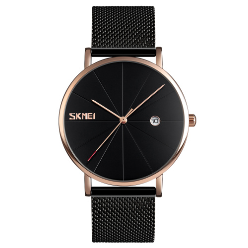 Часы мужские Skmei 9183RGBK Black-Rose Gold