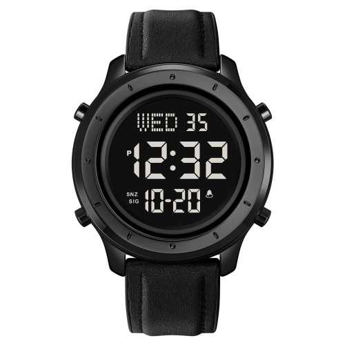 Часы мужские Skmei 1864LBKBK Black-Black Leather