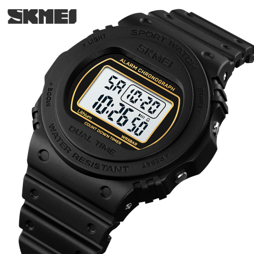 Часы мужские Skmei 1776BKWT Black-White-1
