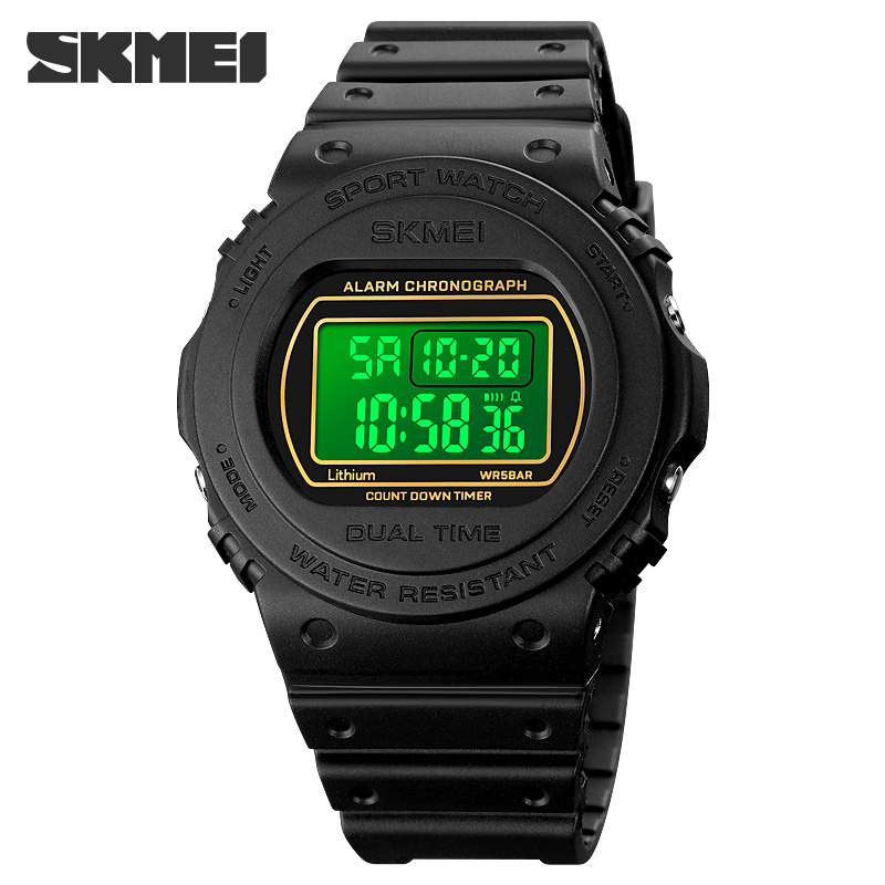 large Часы мужские Skmei 1776BKWT Black-White 0