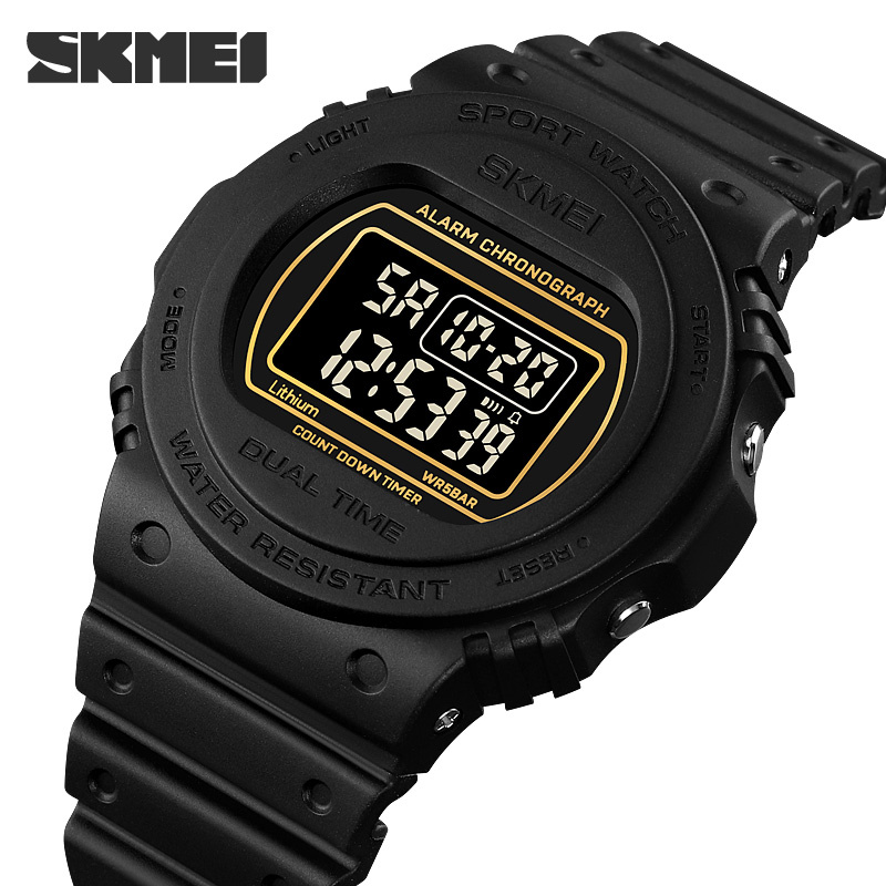 large Часы мужские Skmei 1776BKBK Black-Black 1