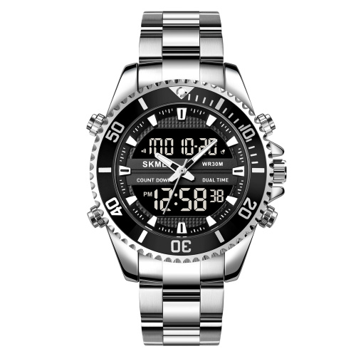 Часы мужские Skmei 1850SIBK Silver-Black