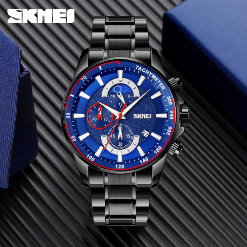 Часы мужские Skmei 9250BKBU Black-Blue-1