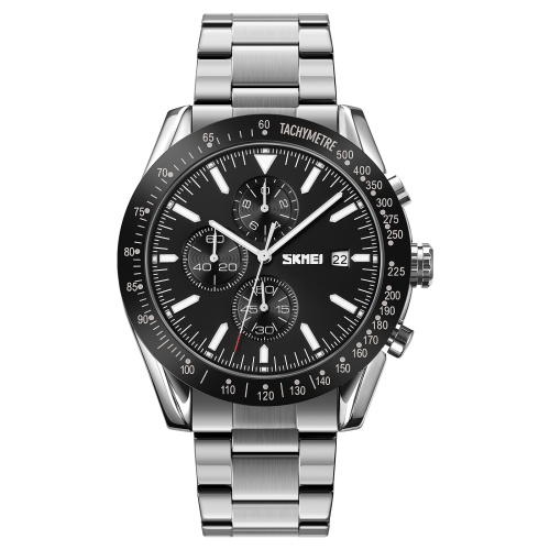 Часы мужские Skmei 9253SIBK Silver-Black
