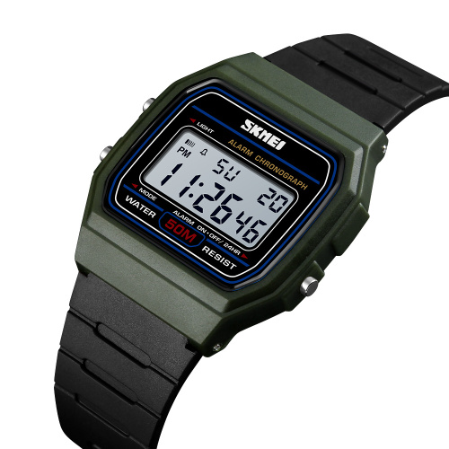 Часы мужские Skmei 1412AG Army Green-1