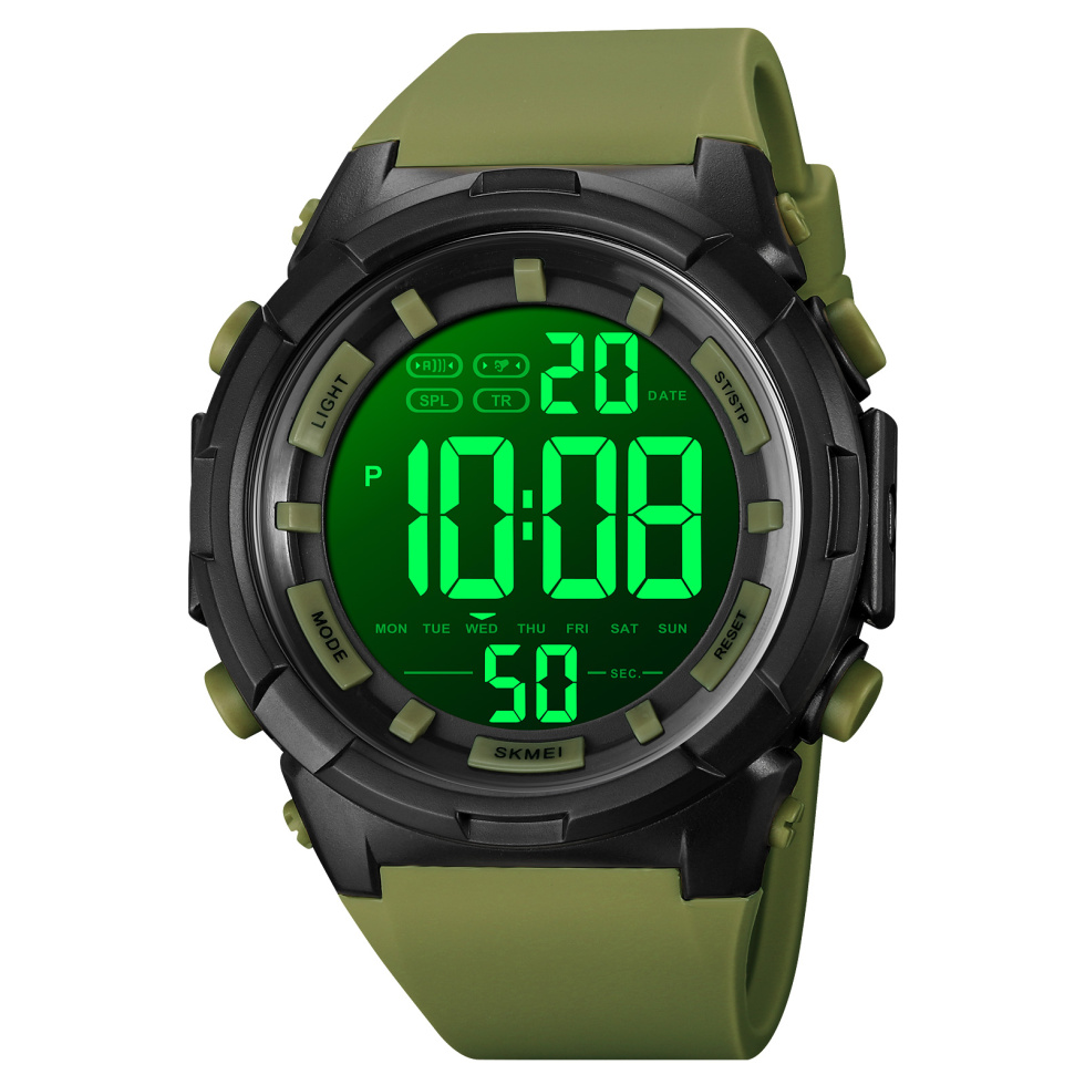 large Часы мужские Skmei 1845AG Army Green 0