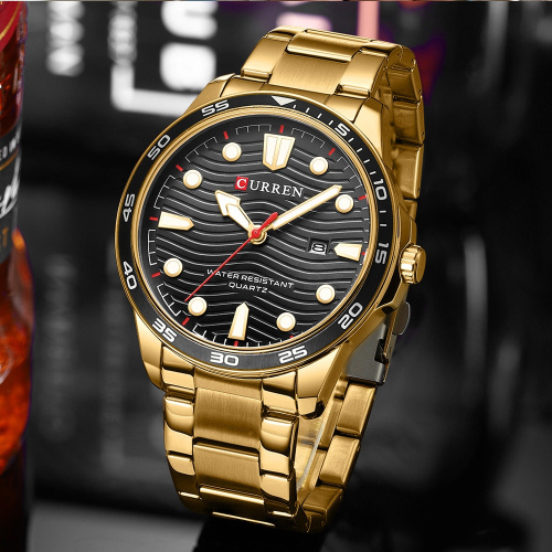 Часы мужские Curren 8426 Gold-Black-0