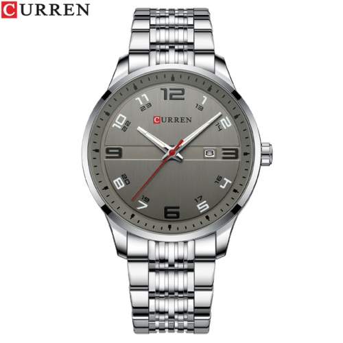 Годинник чоловічий Curren 8411 Silver-Green
