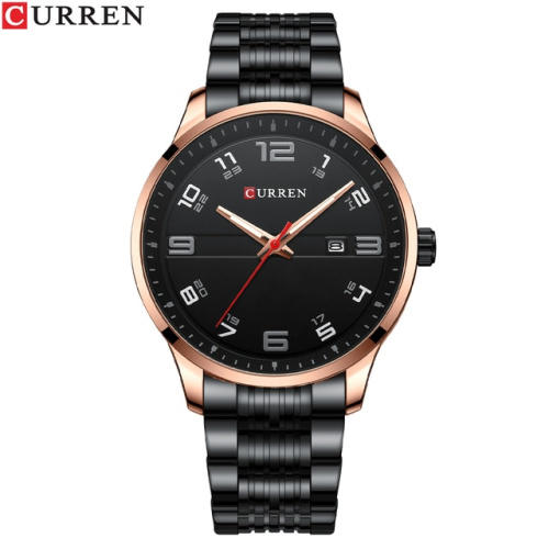 Годинник чоловічий Curren 8411 Black-Gold