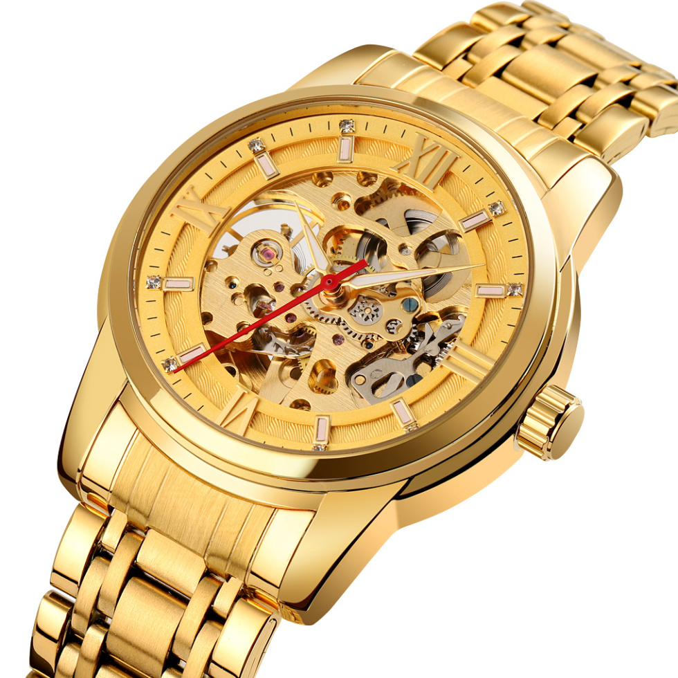 large Часы мужские Skmei 9222GDGD Gold-Gold 0