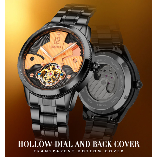 Часы мужские Skmei 9205BKRG Black-Rose Gold-1