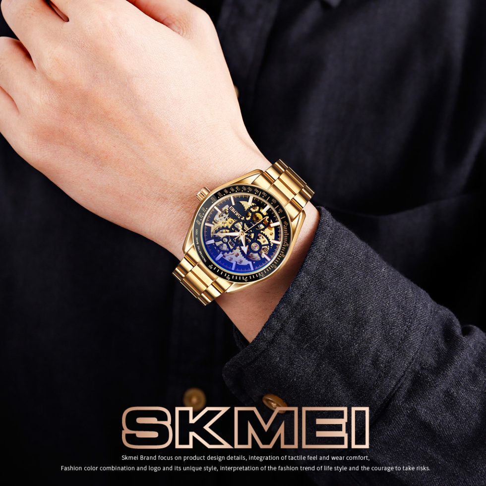 large Часы мужские Skmei 9194GDBK Gold-Black 1