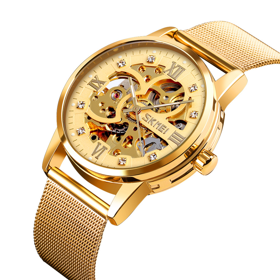 large Часы мужские Skmei 9199GDGD Gold-Gold 0