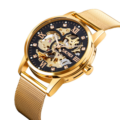 Годинник чоловічий Skmei 9199GDBK Gold-Black-0