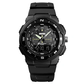 Тактичесские часы Skmei 1454 Black-Black
