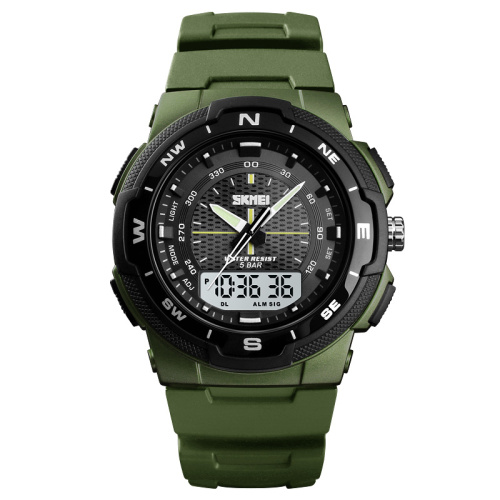 Годинник чоловічий Skmei 1454AG Army Green