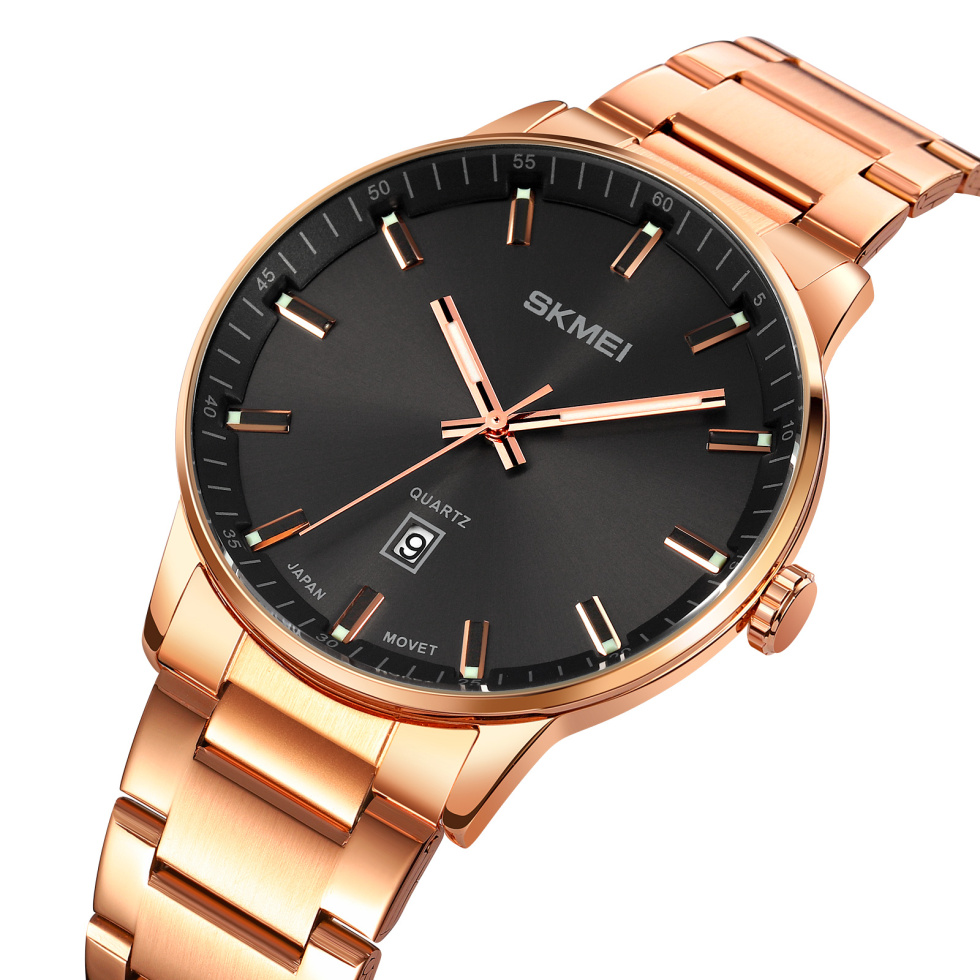 large Часы мужские Skmei 1878RG Rose-Gold 0