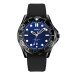 Picture Black-Blue Silicone Strap