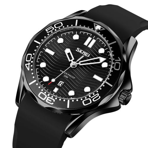 Часы мужские Skmei 9276PBKBK Black-Black Silicone Strap-0