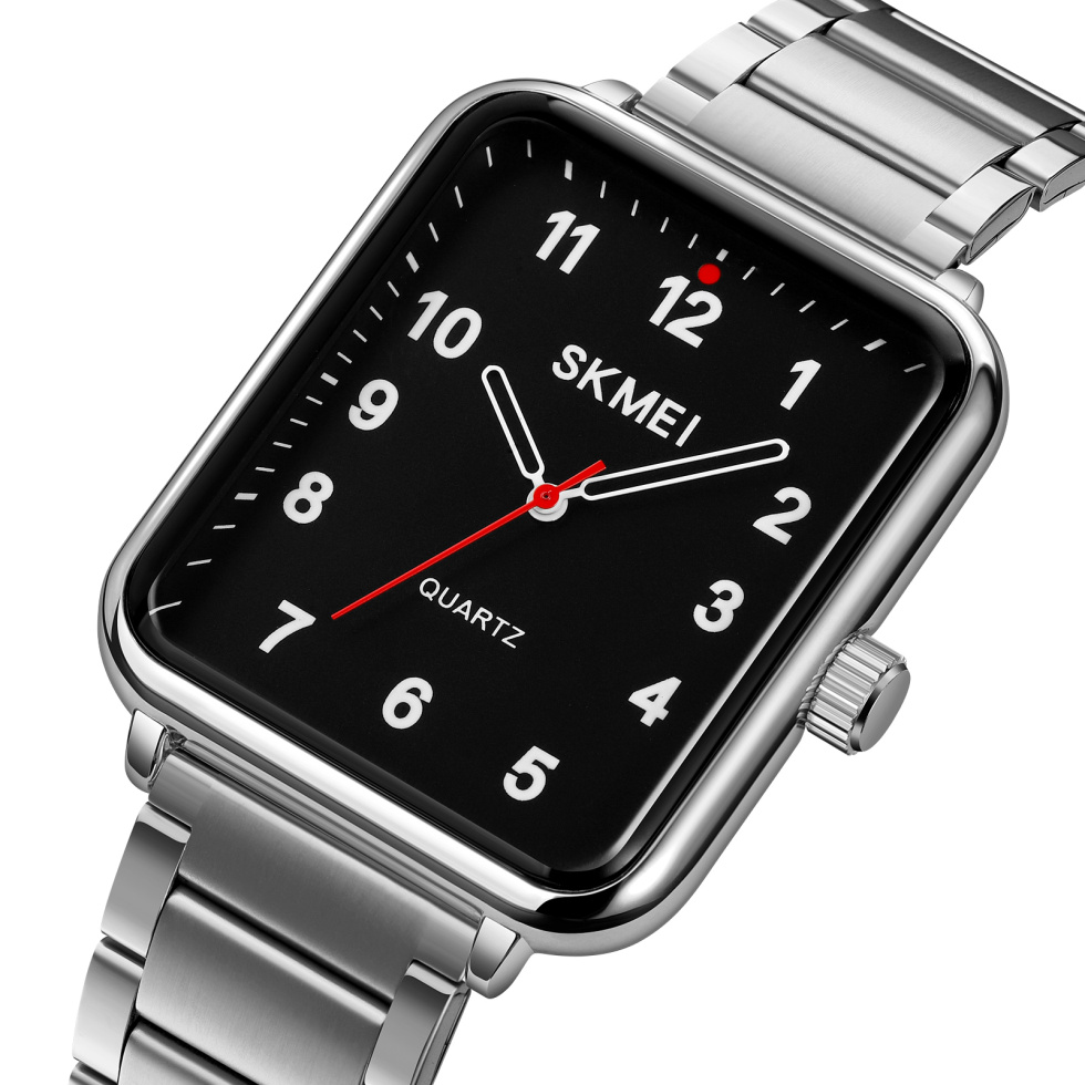 large Часы мужские Skmei 1954SIBK Silver-Black 0