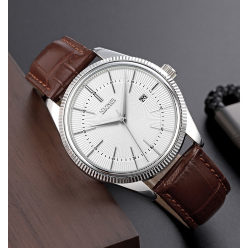 Часы мужские Skmei 9298SISIBN Silver Silver-Brown-1