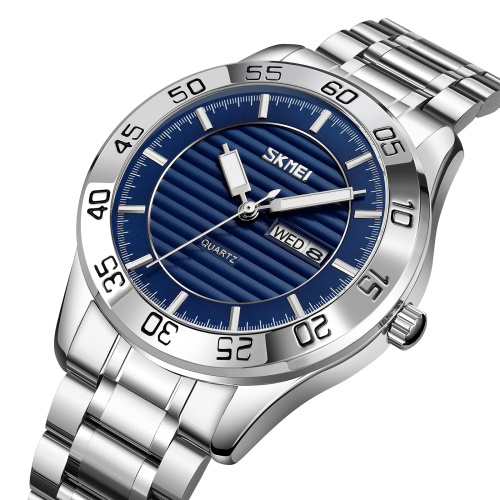 Часы мужские Skmei 9293SIBU Silver-Blue-0