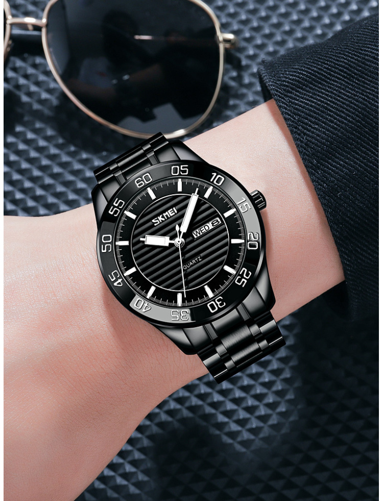 large Часы мужские Skmei 9293BKBK Black-Black 1