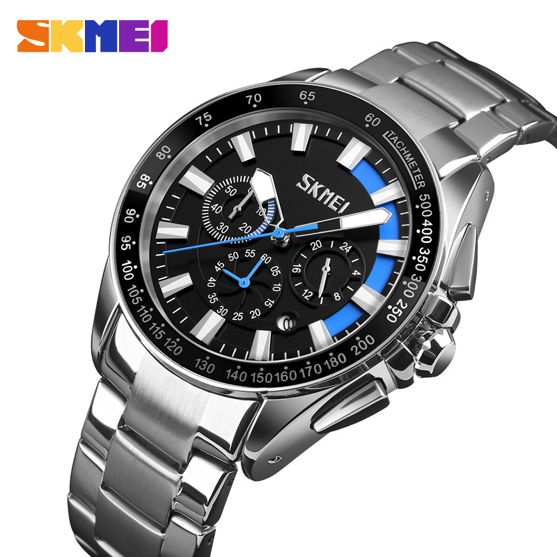 large Годинник чоловічий Skmei 9167BU Blue 0