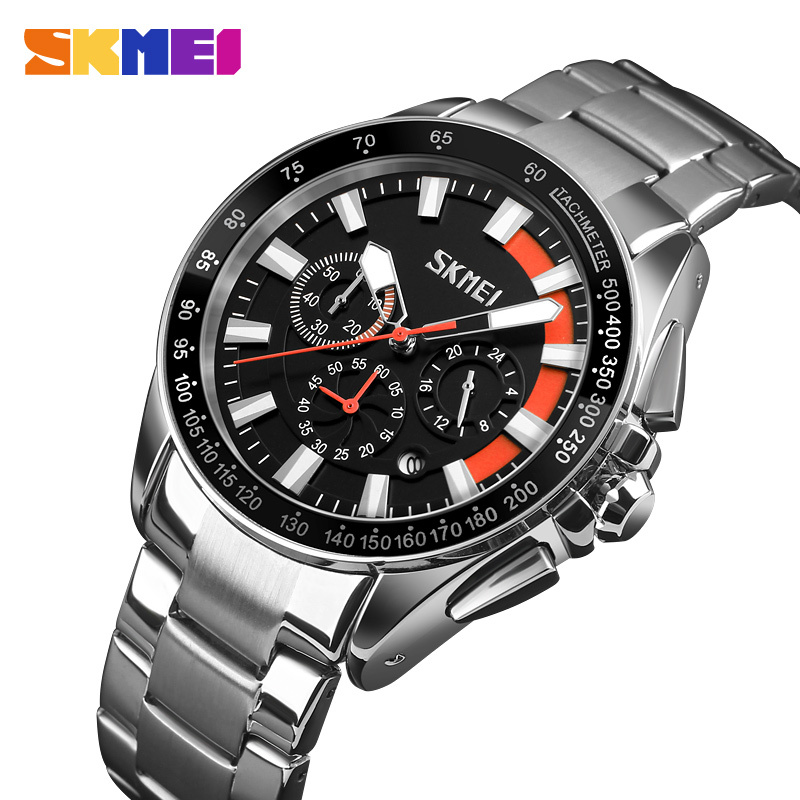 large Годинник чоловічий Skmei 9167OG Orange 0