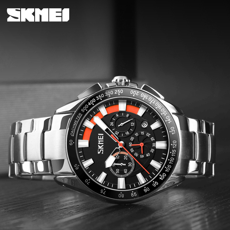 large Годинник чоловічий Skmei 9167OG Orange 1