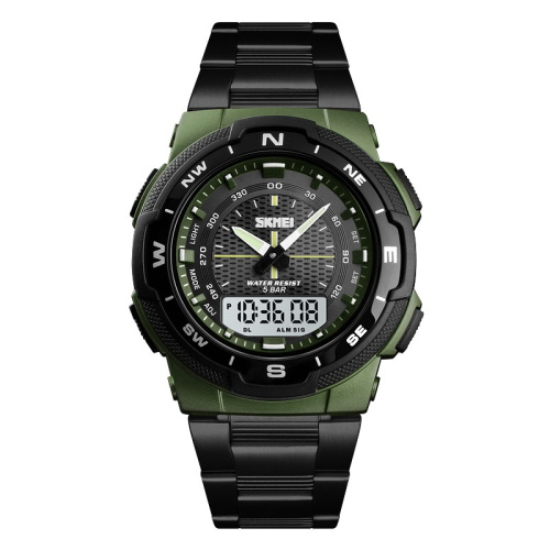 Часы мужские Skmei 1370AG Army Green