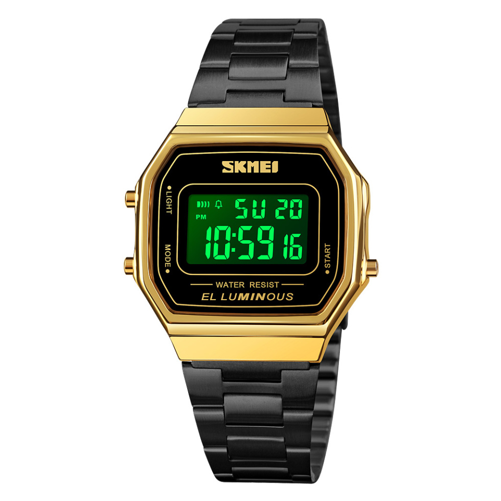 large Часы мужские Skmei 1647GDBK Gold-Black 0