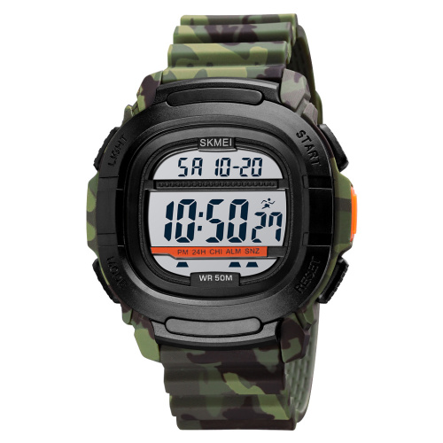 Часы мужские Skmei 1657CMGN Army-Green Camouflage