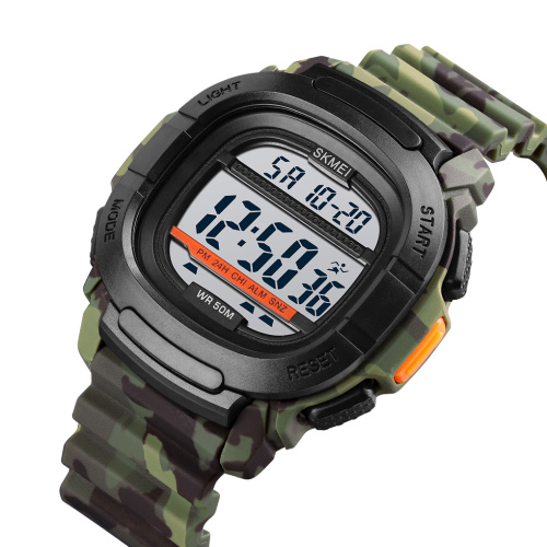 Часы мужские Skmei 1657CMGN Army-Green Camouflage-1