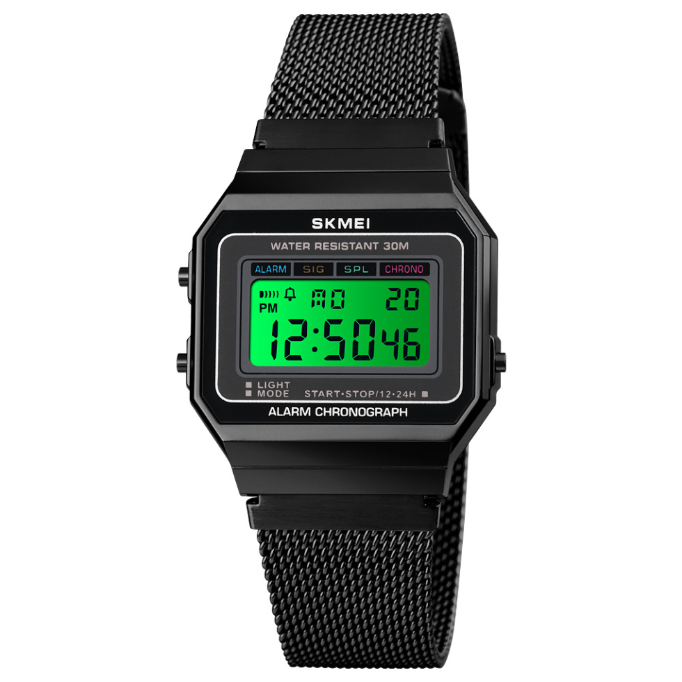 large Часы мужские Skmei 1660BK Black 0