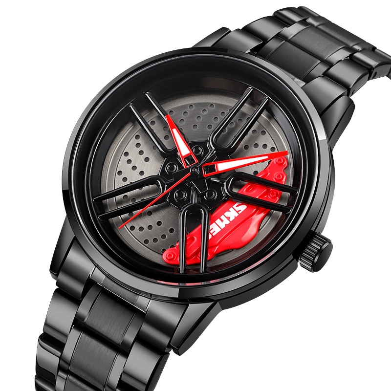 large Годинник чоловічий Skmei 1990A Black-Red 0