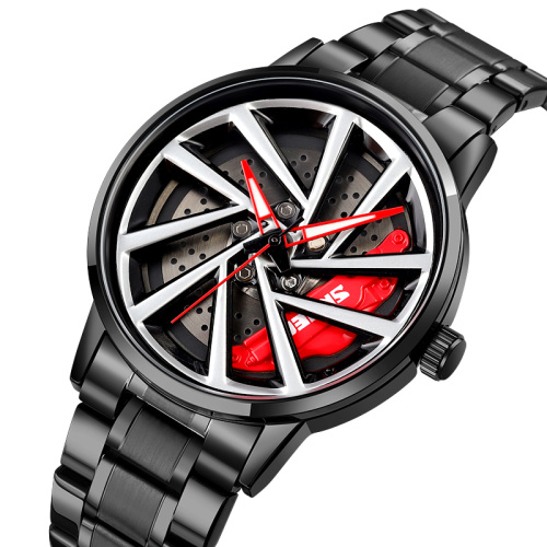 Часы мужские Skmei 1990C Black Red-Silver-0
