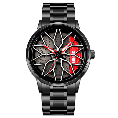 Часы мужские Skmei 1990D Black Red-Silver