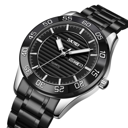Часы мужские Skmei 9293SIBK Silver-Black-0