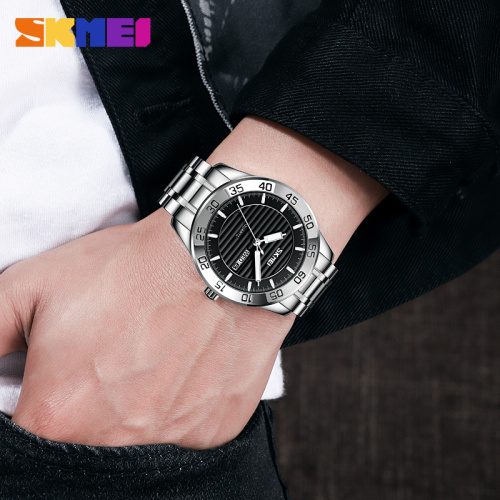 Часы мужские Skmei 9293SIBK Silver-Black-1