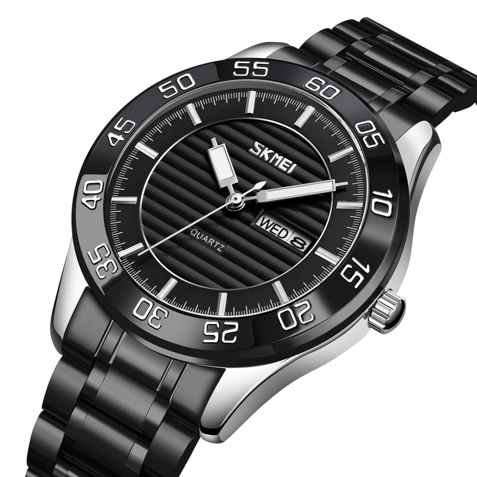 large Часы мужские Skmei 9293SIBK Silver-Black 0