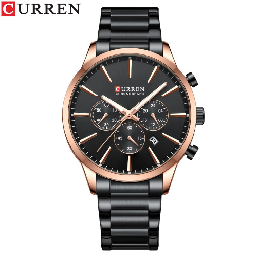 Часы мужские Curren 8435 Gold-Black