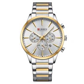  Curren 8435 Silver-Gold-Silver