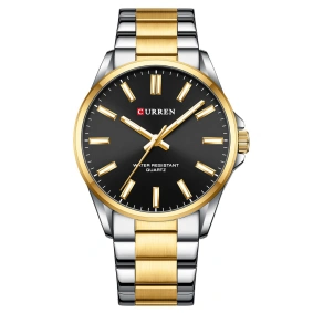  Curren 9090 Silver-Gold-Black