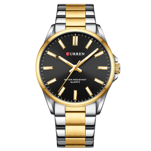 Часы мужские Curren 9090 Silver-Gold-Black