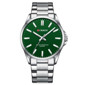  Curren 9090 Silver-Green