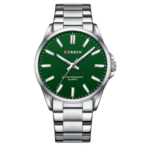 Часы мужские Curren 9090 Silver-Green